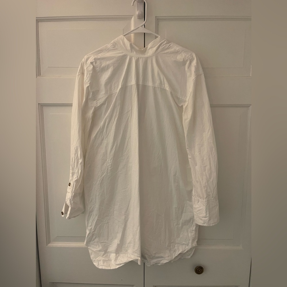 White Ganni shirt/dress